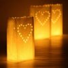 Lanterne photophore mariage coeur allée de mariage