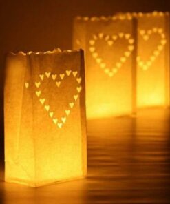 Lanterne photophore mariage coeur allée de mariage