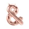 Monogramme ballon mylar rose gold 40cm