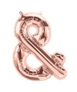 Monogramme ballon mylar rose gold 40cm