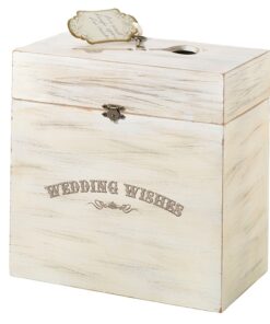 L'urne de mariage en bois "wedding wishes"