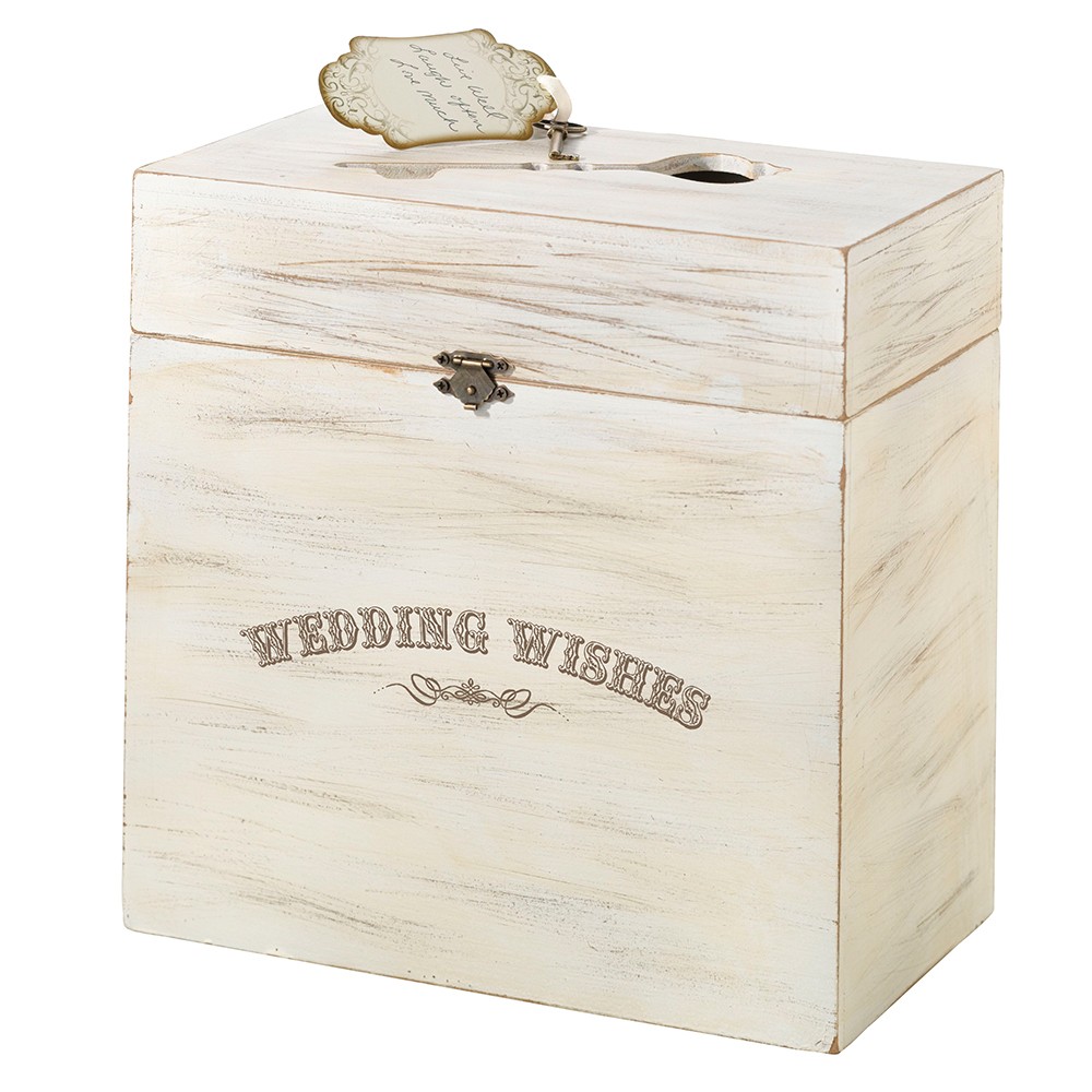 L'urne de mariage en bois "wedding wishes" L'urne de mariage en bois "wedding wishes"