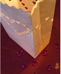 Lanterne photophore mariage coeur allée de mariage