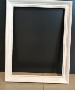 Location cadre vintage en bois BLANC photobooth
