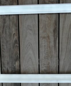 Location cadre vintage en bois BLANC photobooth