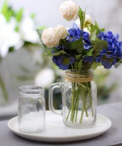 Location vase mason jar pot en verre avec anse