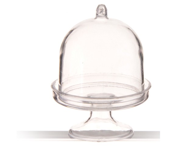 Mini cloche plexi contenant original dragées H10cm Mini cloche plexi contenant original dragées H10cm