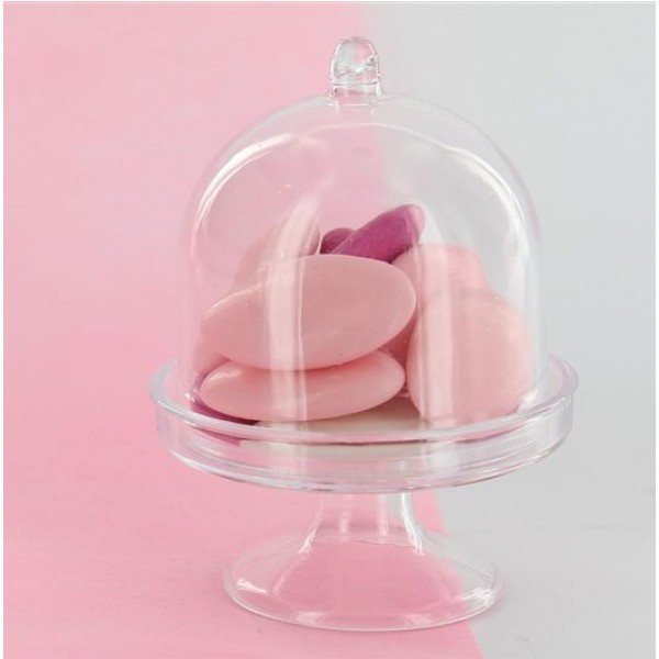 Mini cloche plexi contenant original dragées H10cm Mini cloche plexi contenant original dragées H10cm