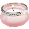 Location Bougeoir photophore tealight rose