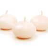 50 Bougie flottante ivoire crème