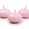 50 Bougie flottante rose clair