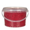 Grand Seau de billes d'eau rouge hydrogel