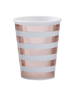 8 Gobelets Hello World menthe rose gold cuivré