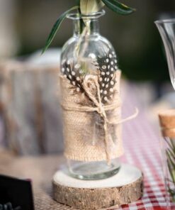 Location rondin de bois naturel 10cm 15cm rehausse