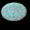 location plateau rond fleurs liberty mint