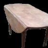 Location table ancienne pliante ronde bois massif