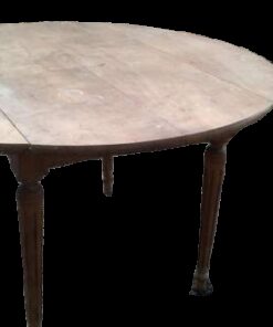 Location table ancienne pliante ronde bois massif