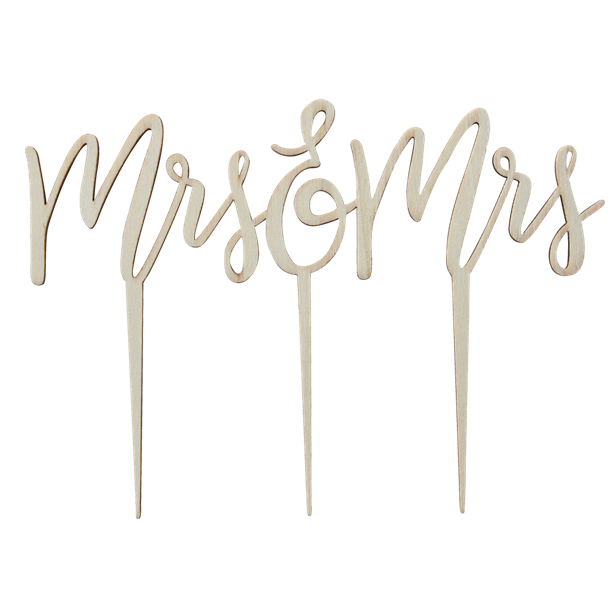 Cake topper gâteau mariage en bois Mr & Mrs Cake topper gâteau mariage en bois Mr & Mrs