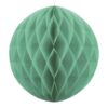 Boule Alvéolée en papier Vert eucalyptus 40cm