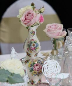 Location vase fleuri vintage marie antoinette