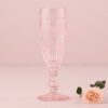 Flûte à champagne mariage vintage rose shabby