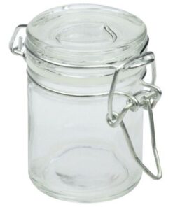 24 Mini pot a dragées confiture en verre