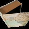 Location livre boite carte monde thème voyage