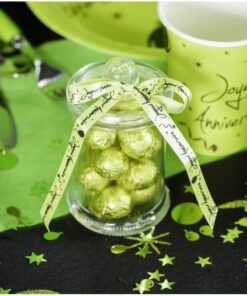 petite bonbonnière à dragées pot plexi