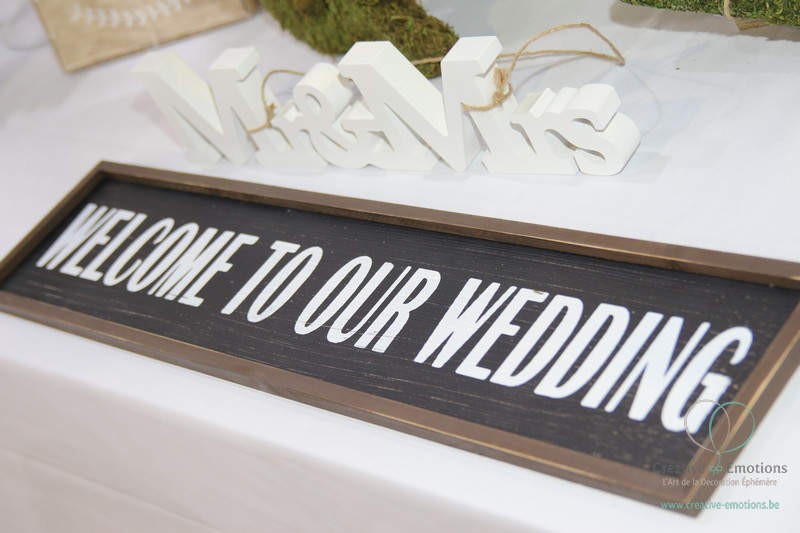 Location grand panneau mariage Welcome to our wedding Location grand panneau mariage Welcome to our wedding