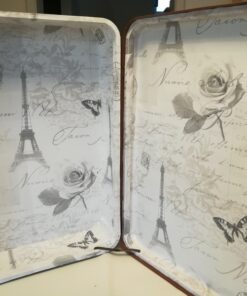Location grande valise vintage mariage voyage