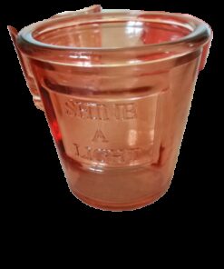 Location 7 pots vase vintage photophore pêche oranger