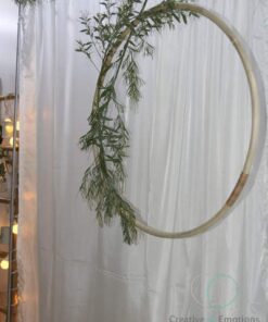 Location 3 rideaux blanc unis déco arche