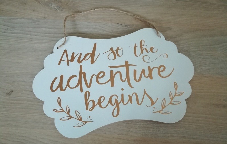 Location signalétique mariage And so the adventure begins Location signalétique mariage And so the adventure begins