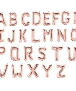 Ballon geant mylar rose gold lettres 86cm