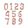 Ballon geant mylar rose gold chiffres 86cm