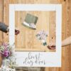 Cadre polaroid accessoire photo booth best day ever