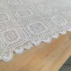 Location plaid nappe crochet dentelle bohème