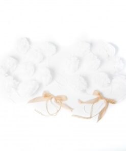 Kit déco voiture mariage champêtre jute dentelle