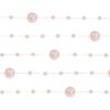 5 guirlandes de perles ROSE clair 1M30