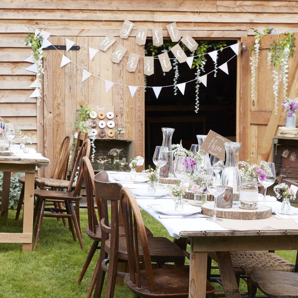 Guirlande "Best Day Ever" mariage rustique 1M50 Guirlande "Best Day Ever" mariage rustique 1M50