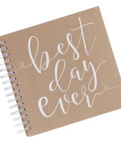 Livre d'Or Mariage Rustique et Champêtre Best Day Ever