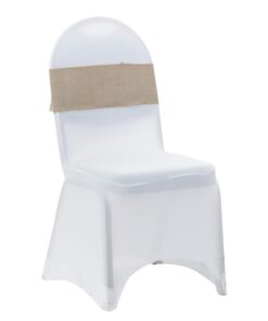 Location noeud de chaise lin naturel style jute