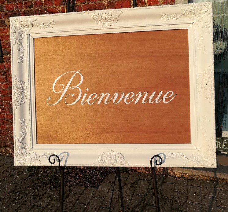 Location Panneau de Bienvenue Mariage effet bois Location Panneau de Bienvenue Mariage effet bois