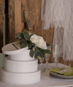 Urne gâteau mariage pièce montée