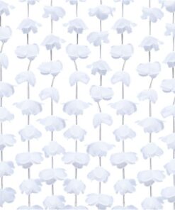 Arrière-Plan rideau Fleurs Blanches backdrop mariage
