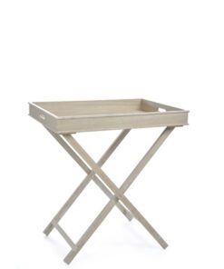 Location table desserte pliante en bois guéridon
