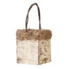 Panier corbeille mariage effet bois bouchon liège
