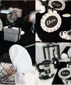 Location 2 cadre ardoise baroque blanc