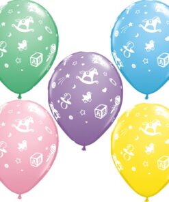 25 Ballons Baby Shower nursery assortiment