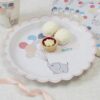 8 Grandes Assiettes Eléphant Baby